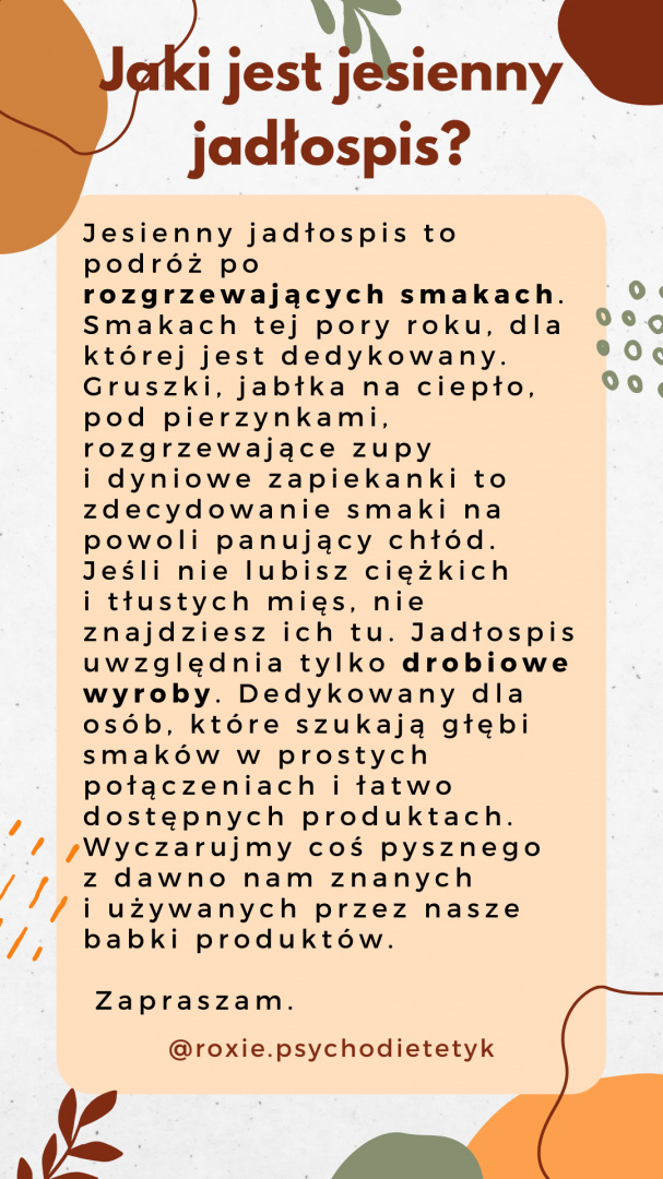 JADŁOSPIS JESIENNY 2000 KCAL 7DNI JADŁOSPIS JESIENNY 2000 KCAL 7DNI